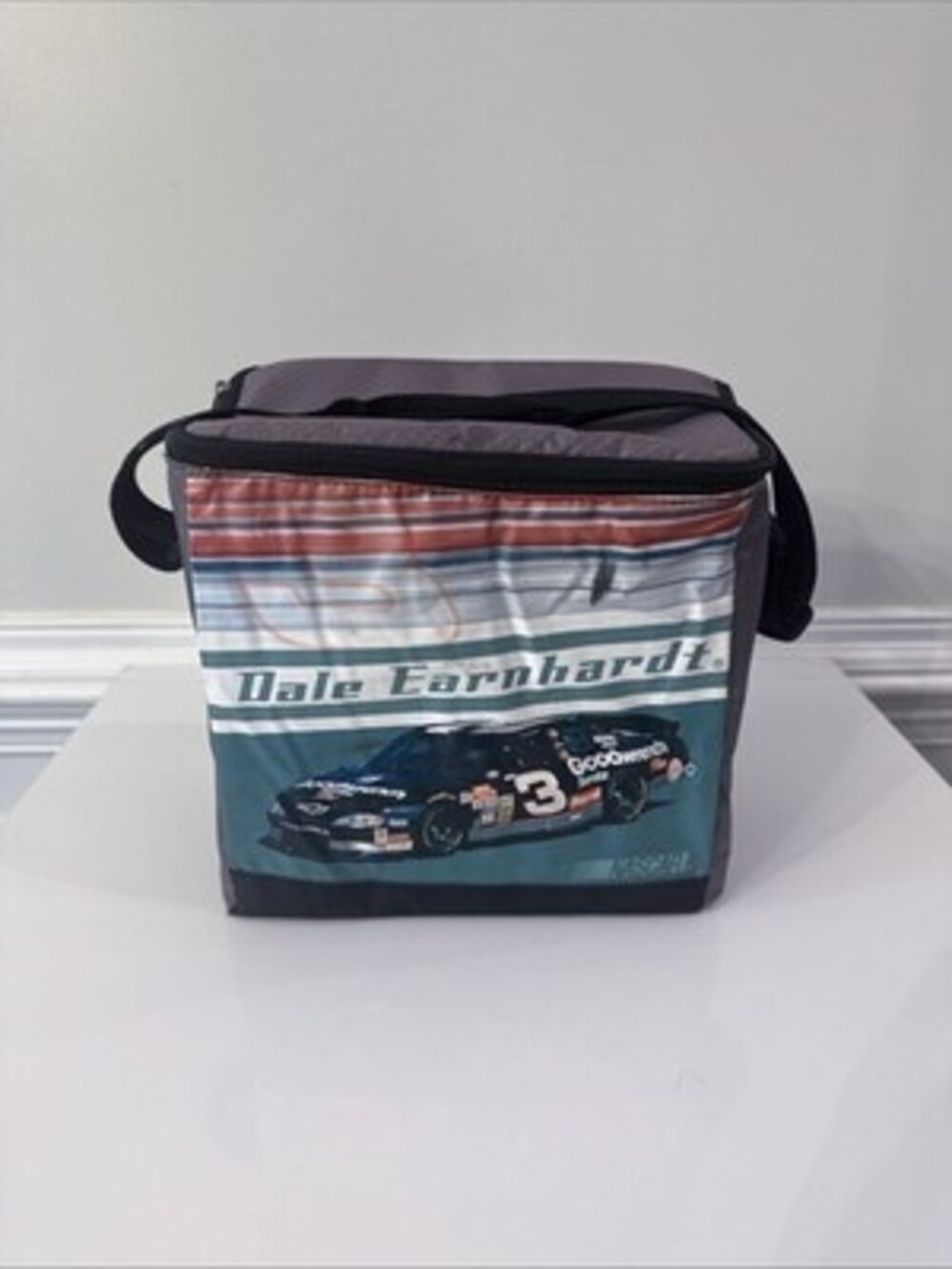 Vintage Dale Earnhardt #3 Insulated Cooler Bag Lunchbox Soft Shell 11X10 Inches
